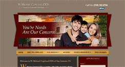 Desktop Screenshot of copelanddental.com
